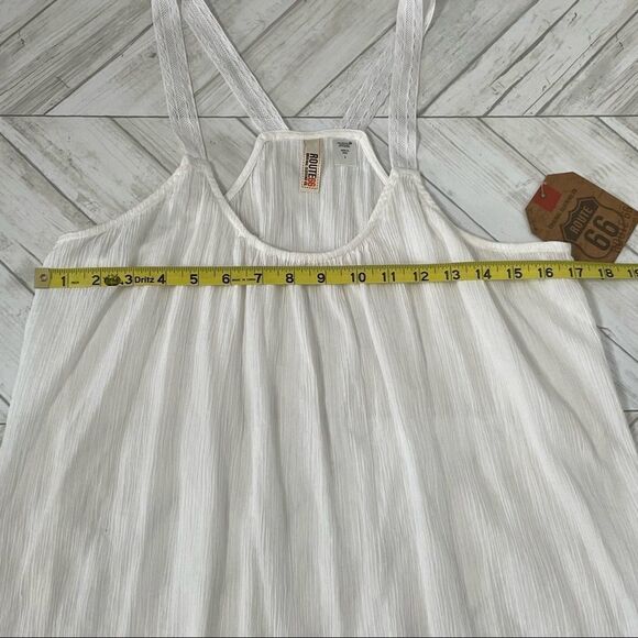 Route 66 White Tank Top size Large - Picture 6 of 7